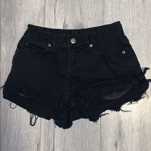 Black shorts